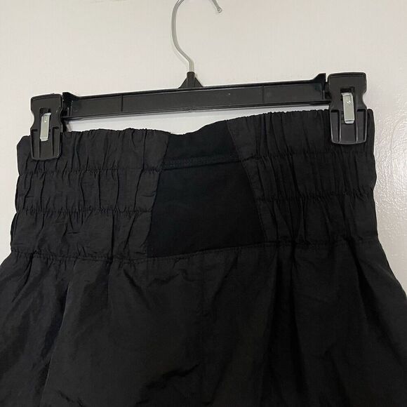FREE PEOPLE MOVEMENT THE WAY HOME BLACK HIGH WAIST RUNNING SHORTS SMALL - Picture 5 of 7